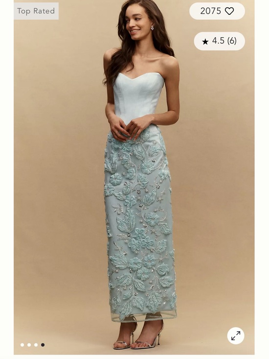 Anthropologie Dresses & Skirts - Helsi Julia Strapless 3D Floral Maxi Dress